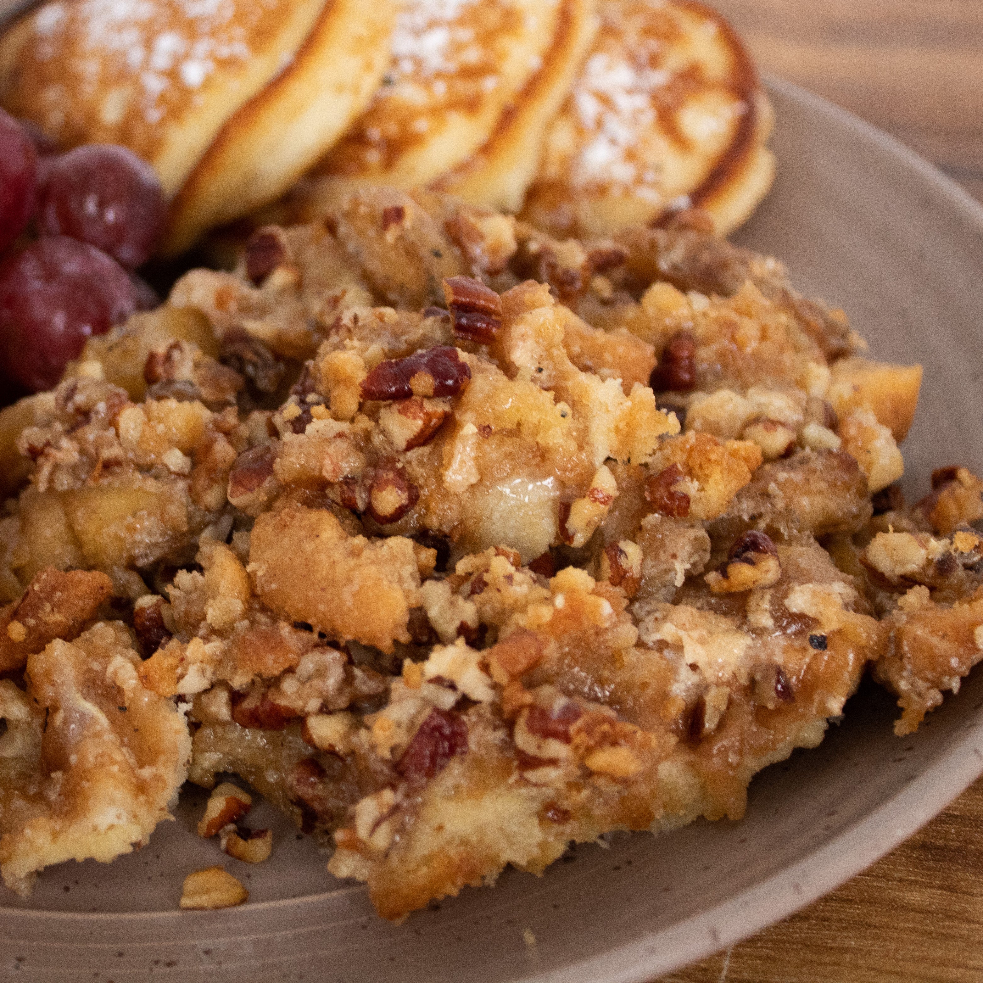 Sweet Apple Bread Pudding