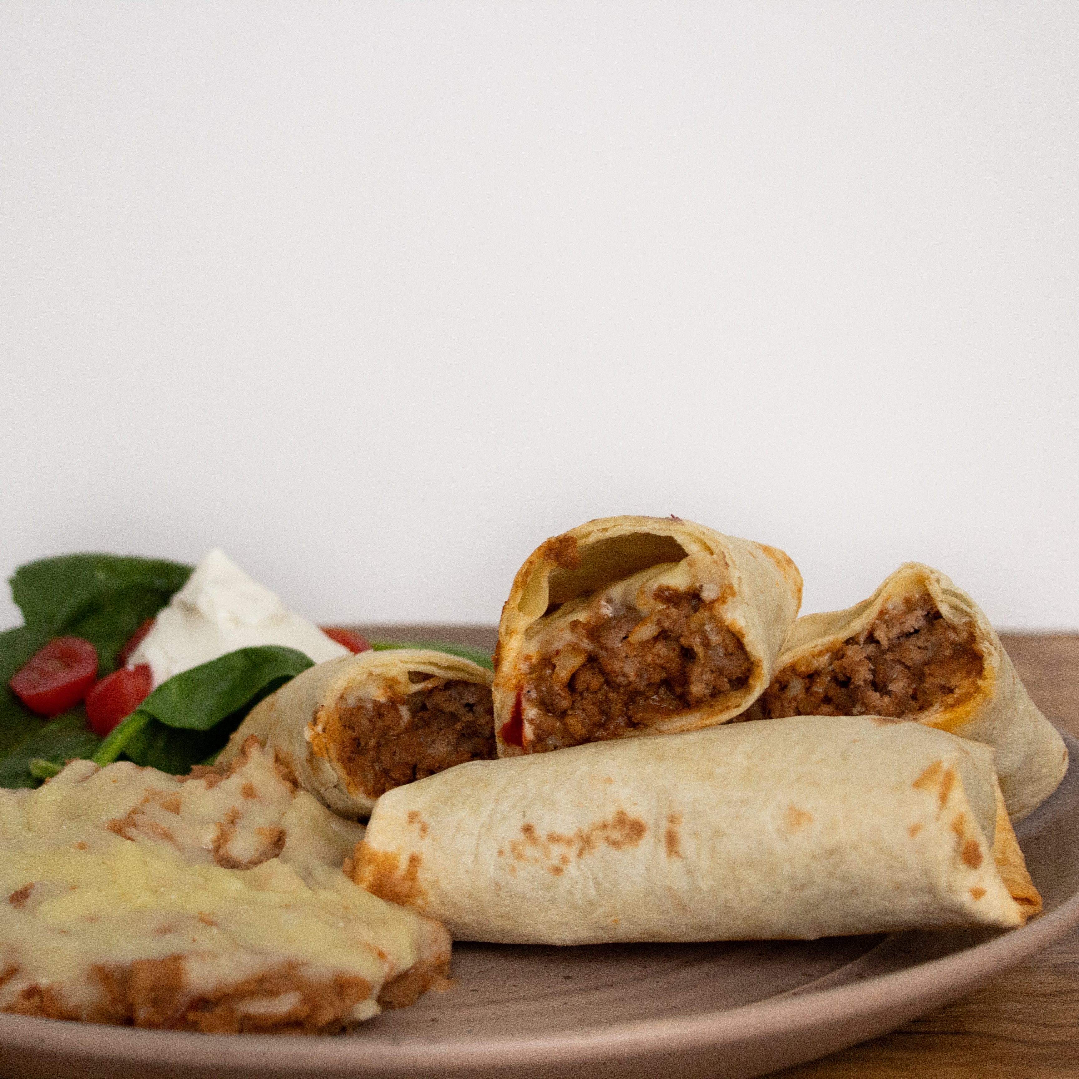 Beef and Cheese Burritos